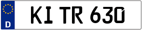 Truck License Plate